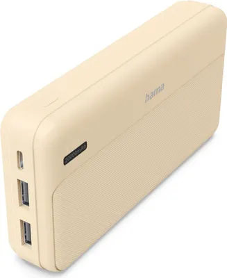 Produktbild von Hama Pocket 20, 20000 mAh, Lithium Polymer (LiPo), Sand