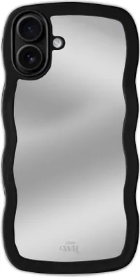 Produktbild von Wavy mirror Hülle Black  - Kompatibel mit iPhone 16 Plus