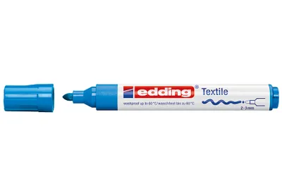 Produktbild von Edding 4500 Shirtmarker hellblau 2-3mm