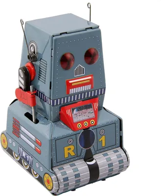 Produktbild von Roboter - Robot R 1 - grauer Blechroboter