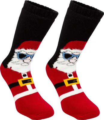 Produktbild von BRUBAKER Pánské ABS ponožky Vánoční ponožky Cool Santa Claus Father Christmas Winter Socks One Size (EU 40-45)