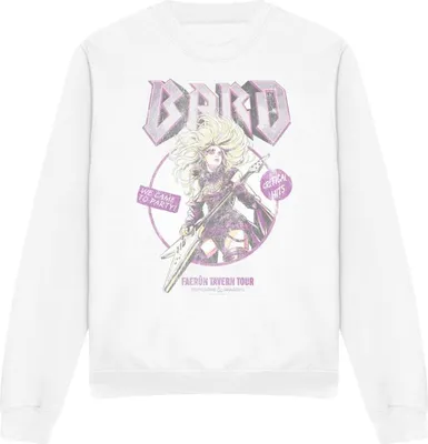 Obrázek produktu pro Dungeons & Dragons – mikina „Bard Glam Rock Tour“ pro muže/ženy Uni TV30550 (M) (bílá)