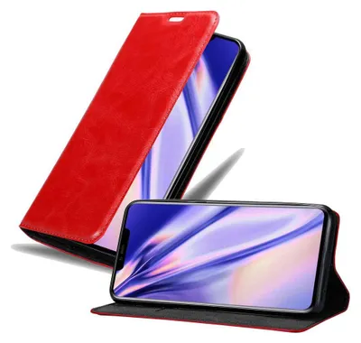 Zdjęcie produktu dla Cadorabo DE-123130, Etui z klapką, Huawei, MATE 20 PRO, 16,2 cm (6.39"), Czerwony