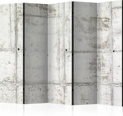 Obrázek produktu pro Oboustranný paraván Pozadí a vzory 225x172 cm 5dílný černý