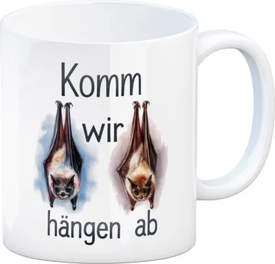 Produktbild von Fledermäuse - Komm, wir hängen ab Kaffeebecher