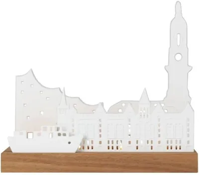 Productafbeelding van Lichtobject Stadtsilhouette Hamburg