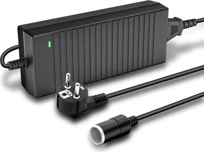 Productafbeelding van Spanningsomvormer van 230V naar 12V - 15A, 180W, geschikt voor koelboxen en compressoren