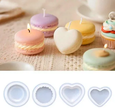 Produktbild von Silikonische Rundform für Kekse, Cake-Form für Bonbons, Trockenform