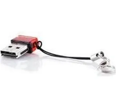 Obrázok produktu pre Modecom CR-Nano, microSDHC, Červená, 480 Mbit/s, USB 2.0, 5 g, 7 x 14 x 21 mm