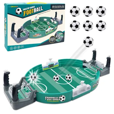 Produktbild von Tischfußballspiel Tischkicker Tischfußball - 6 Bälle - Für Kinder und Erwachsene - Für 2 Spieler