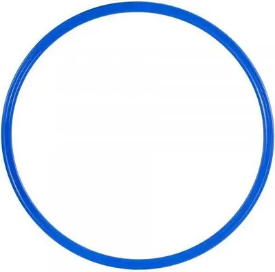 Imagen del producto de Aro de hula-hoop transparente Softee, 50 cm. Transparente, 50 cm