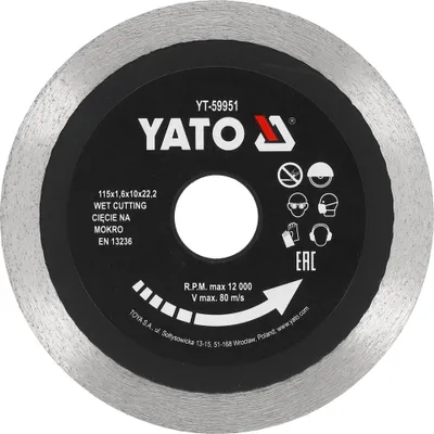 Image de Disque diamanté 115 x 22,2 mm pour la céramique, coupe à sec et à l'eau