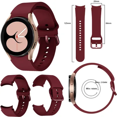 Produktbild von Für Samsung Galaxy Watch FE 6 5 4 Normal Pro Classic Kunststoff Band