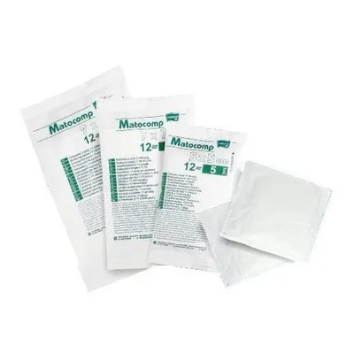 Produktbild von Sterile Kompressen, 7cmx7cm, 12-lagig, 17 Fäden, Packung mit 3 Stück