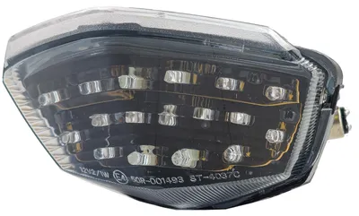 Rückleuchte LED Rücklicht schwarz für Kawasaki Ninja 250R EX250 2008-2011