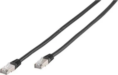 Produktbild von ViVanco™45317, 5 m, Cat6, F/UTP (FTP), RJ-45, RJ-45, Schwarz
