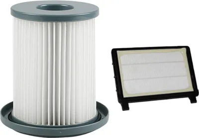 Produktbild von Trade-Shop 2in1 Set: HEPA-Filter + Zylinderfilter kompatibel mit Philips HR6969 HR6992 HR6993 HR6994 HR8374 HR8505 HR8508AE HR8512 HR8542 HR8568AE