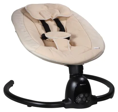 Produktbild von MamaLoes Noud Beige Elektrische Babyschaukel