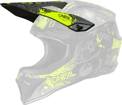 Produktbild von Oneal Visier 1Srs Helm Vibrant Black/Neon Yellow Größe: OS