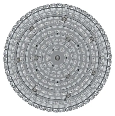 Immagine prodotto di Lampadario a sospensione Valparaiso, 1 luce, cromo, diametro 58 cm