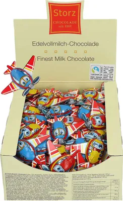 Produktbild von Storz 120er SET Choco-Flugzeug, lose, 750 g (120 x 6,25 g) / Schokolade / Schoko Airplane