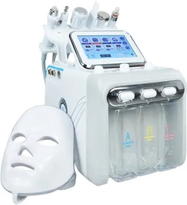 Image de Appareil de rajeunissement de la peau - 7 en 1 - Spa de microdermabrasion hydratante - Pour les soins du visage