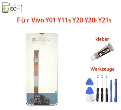 Produktbild von Für Vivo Y11S V2028 LCD Display  Bildschirm Touch Screen Schwarz + Werkzeuge