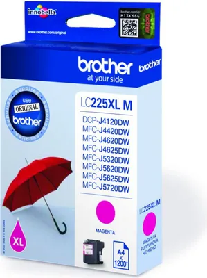 Image de Brother LC225XLM - Magenta - original - Cartouche d'encre - pour Brother DCP-J4120, MFC-J4420, J4620, J5320, J5620, J5625, J5720, Business Smart MFC-J4420