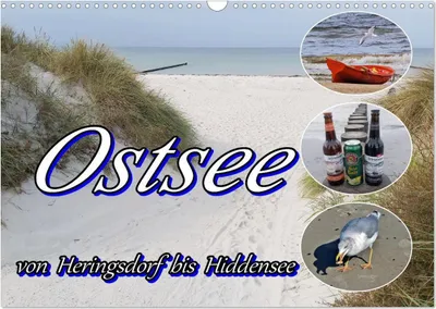 Produktbild von Ostsee von Heringsdorf bis Hiddensee (Wandkalender 2026 DIN A3 quer), CALVENDO Monatskalender