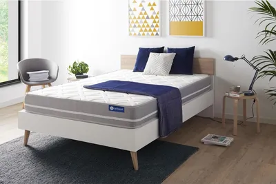 Zdjęcie produktu dla Materac Actilatex touch 140x190cm, lateks i pianka memory, stopień twardości 2, wysokość :20 cm, 3 strefy komfortu