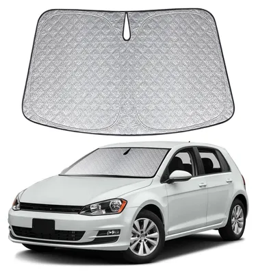 Immagine prodotto di Parasole per parabrezza per VW Golf 7, dal 2015 al 2021, spesso, pieghevole, con protezione UV