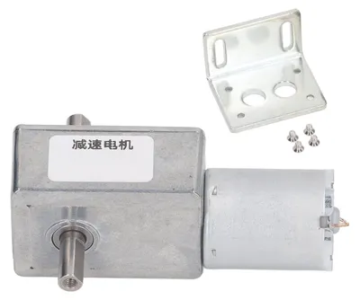 Obrázek produktu pro Šnekový převodový motor, 12 mm, dvojitá hřídel, samosvorný, reverzibilní, vysoké snížení torzní rychlosti, 12 V, 160 ot./min.