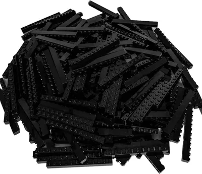 Produktbild von LEGO® 1x12 Steine Bausteine Schwarz - 6112 NEU! Menge 50x