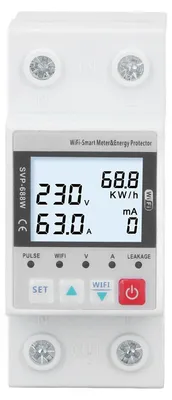 Zdjęcie produktu dla Zabezpieczenie przed przepięciem i zbyt niskim napięciem WIFI 230 V 50 Hz 60 Hz 63 A Zdalne sterowanie za pomocą prądu zbyt niskiego napięcia