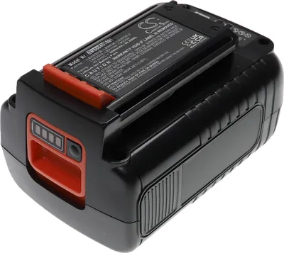 Produktbild von vhbw Akku Ersatz für Black & Decker LBX1540-2, LBX1540, LBX254, LBX2040, BL20362, BL2036 für Werkzeug, Akku-Gartengerät (2000 mAh, Li-Ion, 40 V)