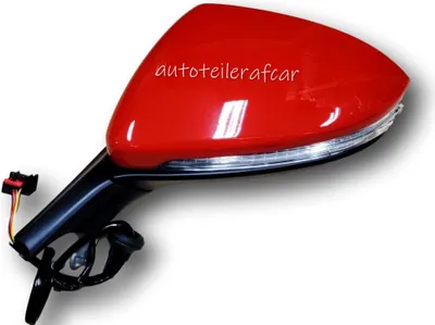 Produktbild von Außenspiegel Spiegel links elektrisch für Für VW GOLF VII 2012 - 21 rot LY3D