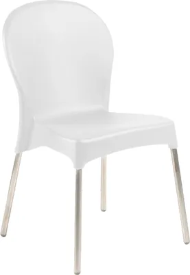 Produktbild von Linder - Outdoor-Stuhl, Weiß, ein Stuhl Italy