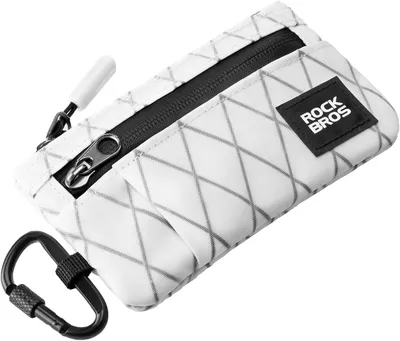 Immagine prodotto di ROCKBROS Portafoglio Piccolo Portafoglio Portachiavi Mini Portachiavi Portatile Bianco