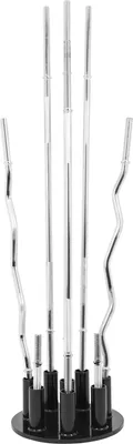 Produktbild von GORILLA SPORTS® Klimmzugstange - für Türrahmen, 10 rutschfeste Griffe, Multifunktion, inkl. Montagezubehör, bis 200kg Belastbar, Stahl, Schwarz - Pull Up Bar, Türreck, Reckstange, Pull-Up Bar