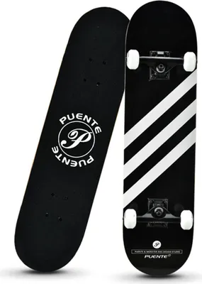 Obrázek produktu pro Skateboard čtyřkolek Double Rocker Tištěné Skate Board pro začátečníky Temný kůň