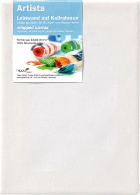 Produktbild von Walther Leinwand 3-fach grundiert 13x18 cm