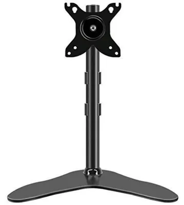 Immagine prodotto di Supporto per monitor in alluminio nero, regolabile, per schermi da 17,3 pollici