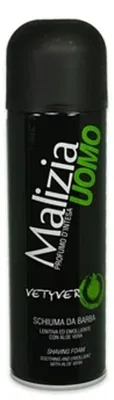 Immagine prodotto di Malizia Uomo Vetyver schiuma da barba con aloe vera 300 ml