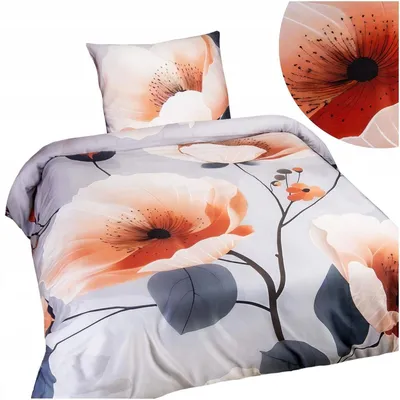 Produktbild von Darymex Satynlove Premium Baumwollsatin Bettwäsche 140x200 Blumen