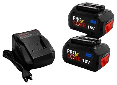 Produktbild von Ersatzbatterie, 10000mAh Kapazität, kompatibel mit 18V Elektrowerkzeugen, 10.AhX2-LadegerätX1
