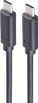Produktbild von shiverpeaks BS13-48015, 0,5 m, USB C, USB C, USB4 Gen 2x2, 20 Gbit/s, Schwarz