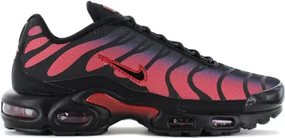 Produktbild von Nike Air Max Plus TN - Bred Reflective - Herren Sneakers Schuhe Schwarz-Rot DZ4507-600 , Größe: EU 40 US 7
