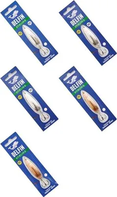 Produktbild von Delfin Blinker Stikling 75mm 16g Ag/Blue