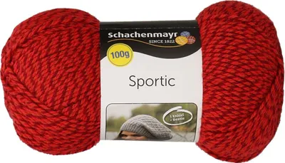 Produktbild von 100 gr. Schachenmayr Sportic Fb. Rot