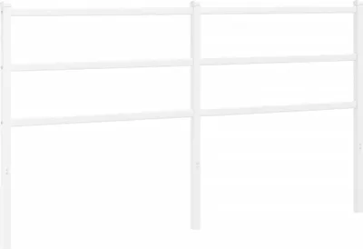 Produktbild von vidaXL Ersatz-Kopfteil Metall Weiß 150 cm